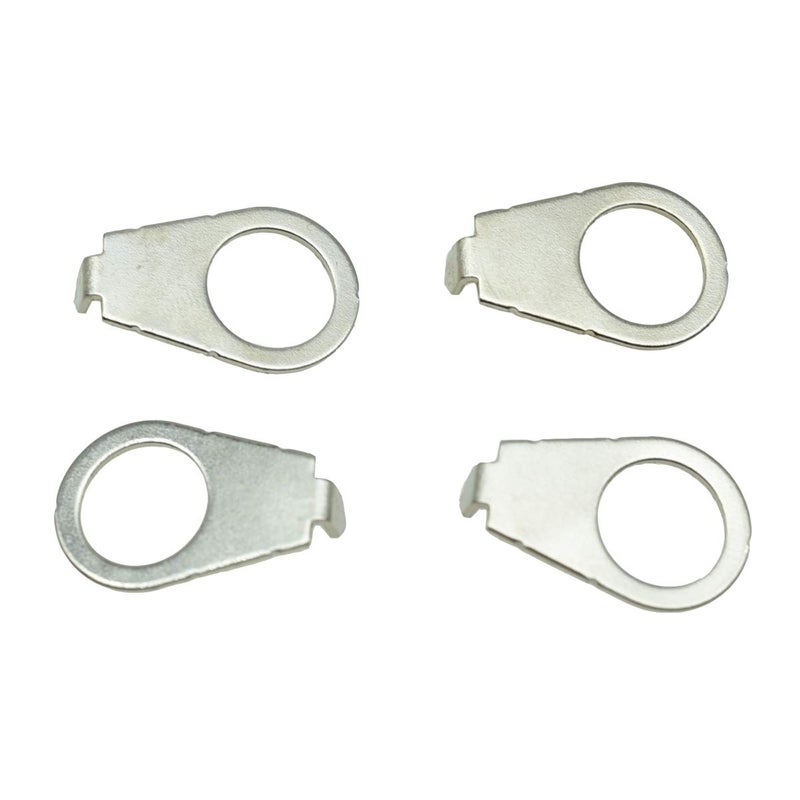 KAISH Set of 4 LP Guitar Knobs Pointer Plate 3/8" Knob Position Indicator for USA LP Les Paul or CTS Pots Nickel - Image 3